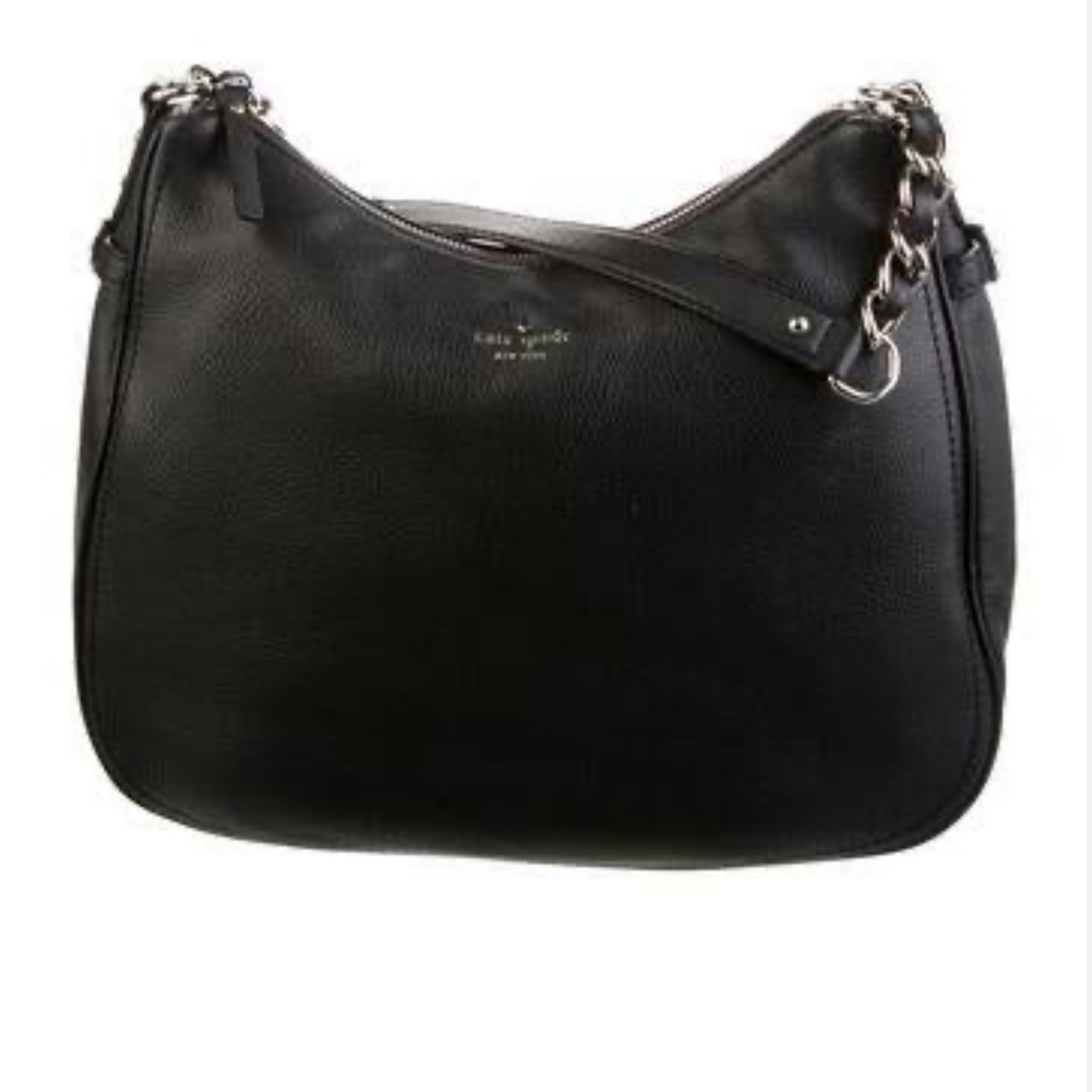 Kate Spade New York Black Grained
Leather Shoulder Bag